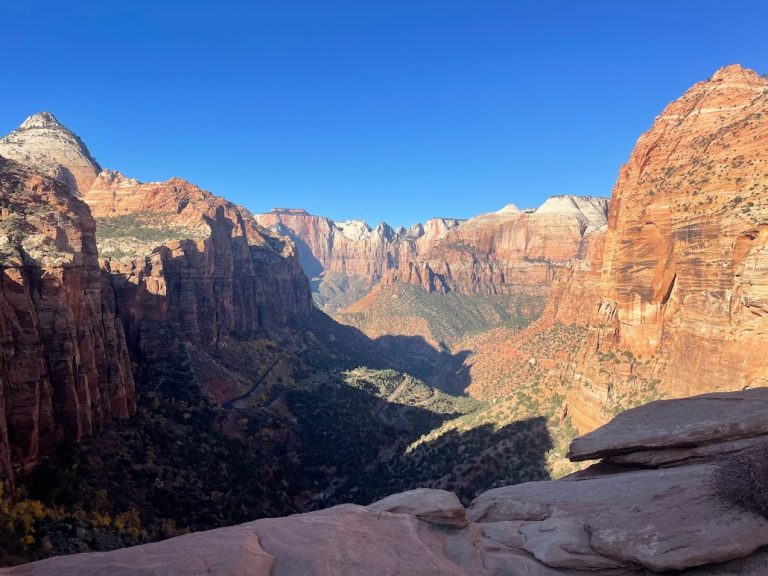 Zion Canyon Overlook in Zion National Park